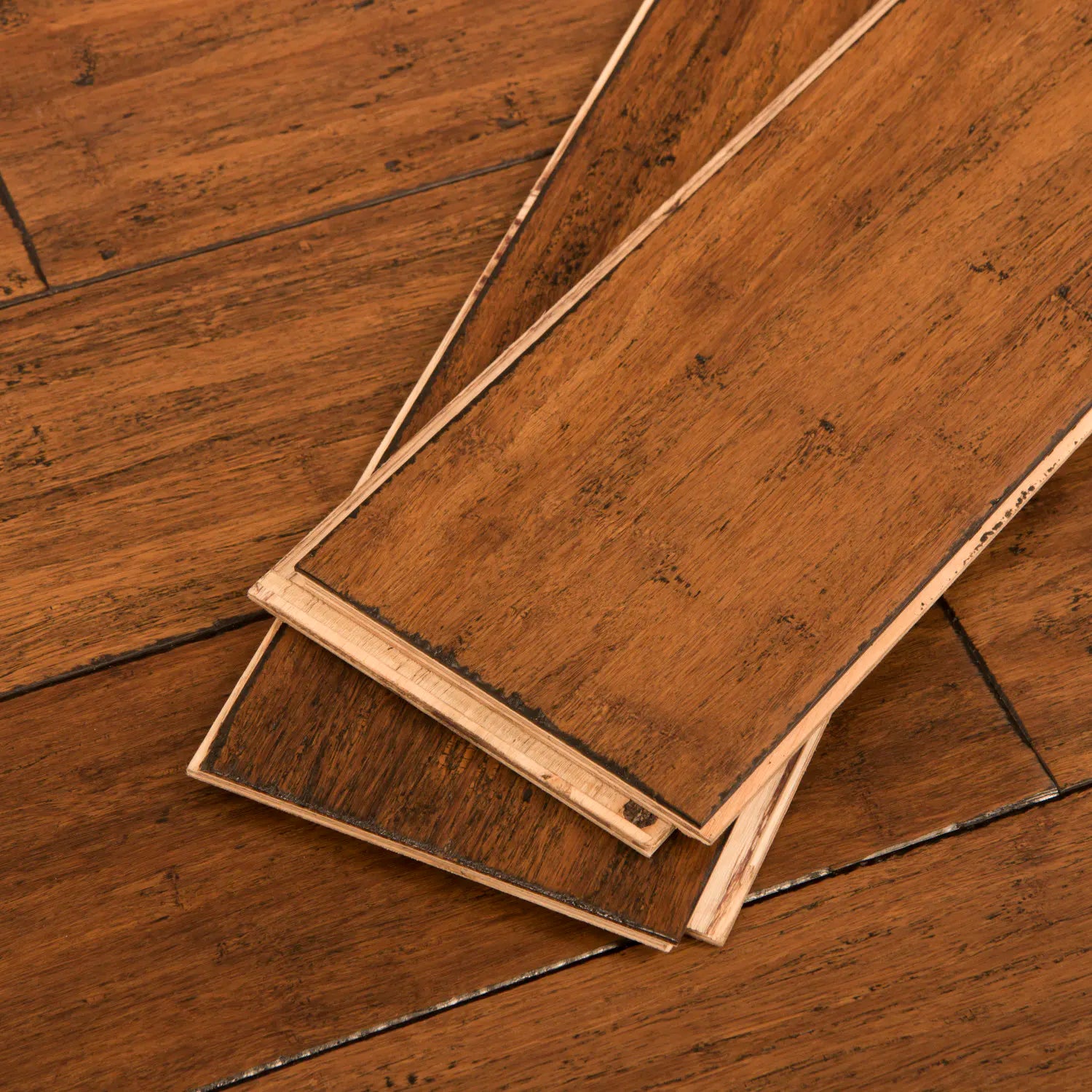 Bamboo Engineered Flooring 72-7/8" x 5-5/16" x 9/16"